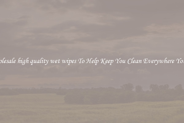 Wholesale high quality wet wipes To Help Keep You Clean Everywhere You Go