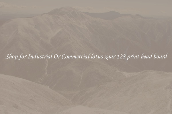 Shop for Industrial Or Commercial lotus xaar 128 print head board