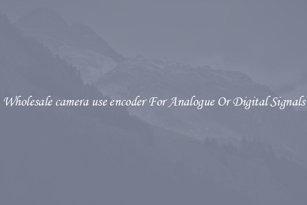 Wholesale camera use encoder For Analogue Or Digital Signals
