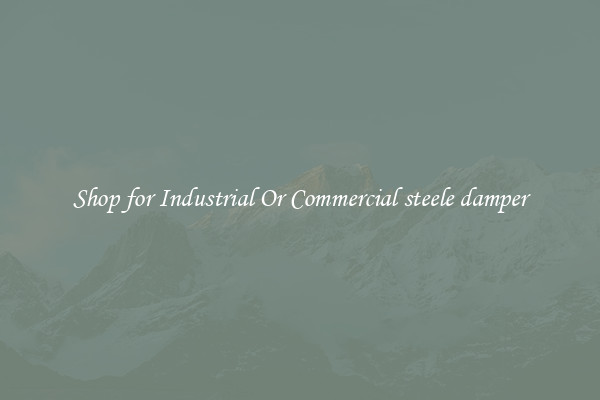 Shop for Industrial Or Commercial steele damper