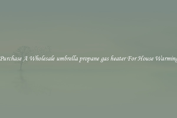 Purchase A Wholesale umbrella propane gas heater For House Warming