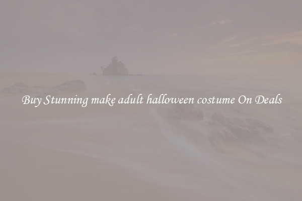 Buy Stunning make adult halloween costume On Deals